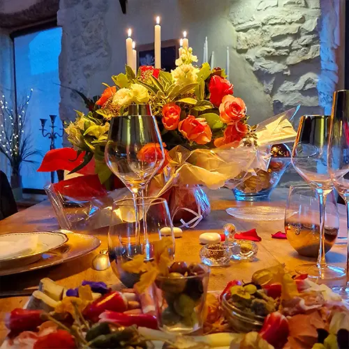 Repas Demeure de la Baronne love room romantique