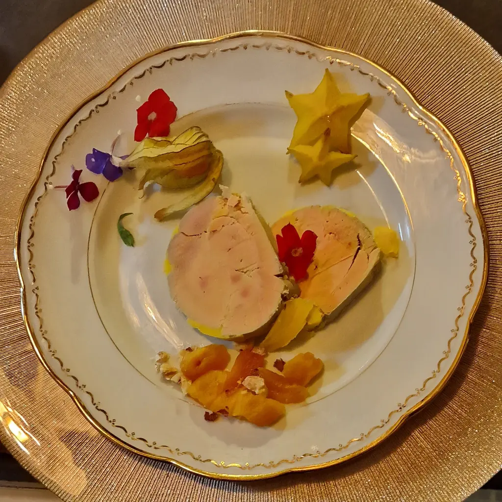 Assiette de foie gras local