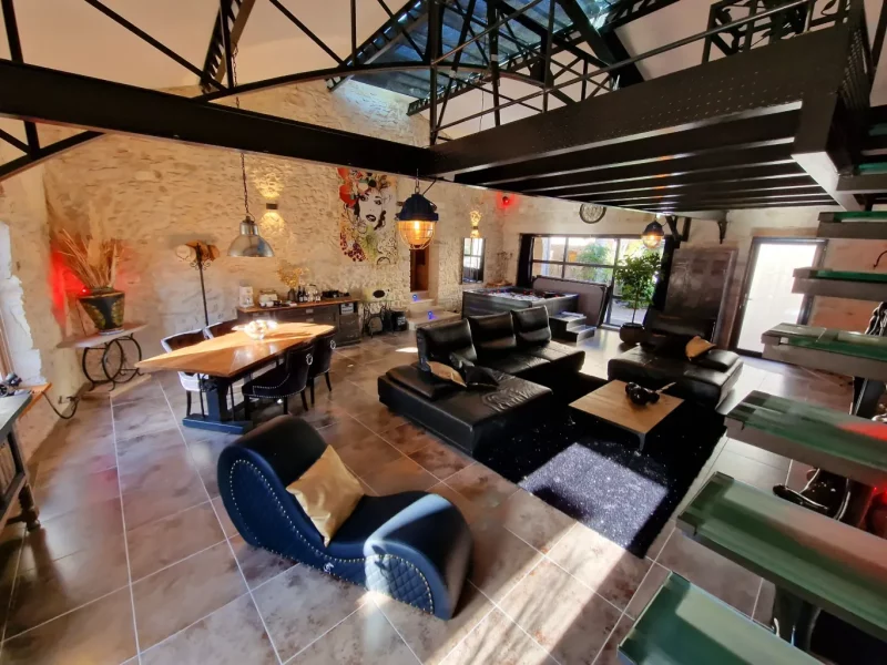 La suite de l'Atelier du Marquis vue de dessus